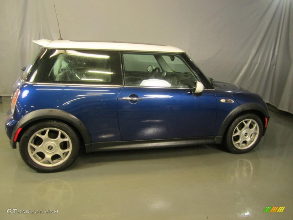 2004 Cooper S Hardtop - Indi Blue Metallic / Panther Black photo #12