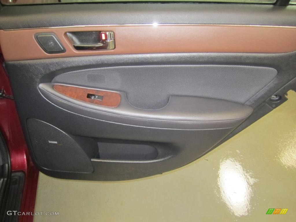 2009 Genesis 3.8 Sedan - Cabernet Red Pearl / Black photo #19