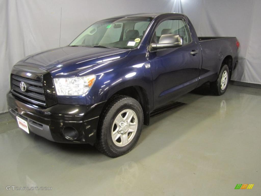 2007 Tundra Regular Cab 4x4 - Blue Streak Metallic / Graphite Gray photo #1