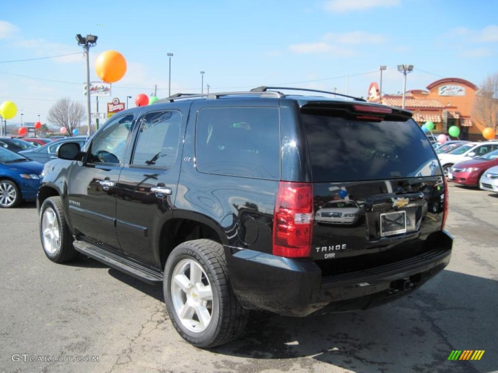 2007 Tahoe LTZ - Black / Ebony photo #3