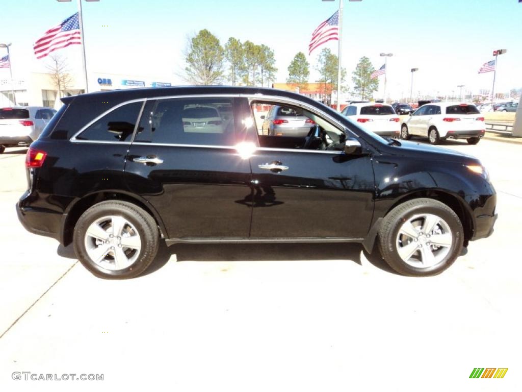 Crystal Black Pearl 2011 Acura MDX Technology Exterior Photo #45012809