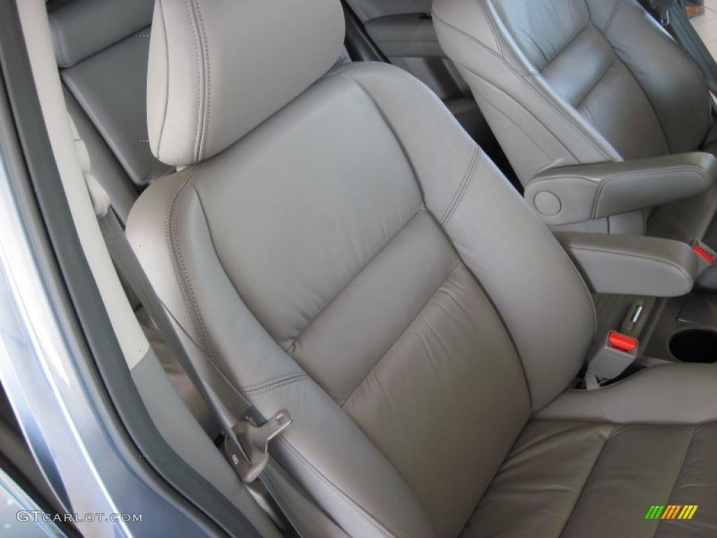 2008 CR-V EX-L - Glacier Blue Metallic / Gray photo #40