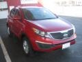 2011 Signal Red Kia Sportage LX  photo #7