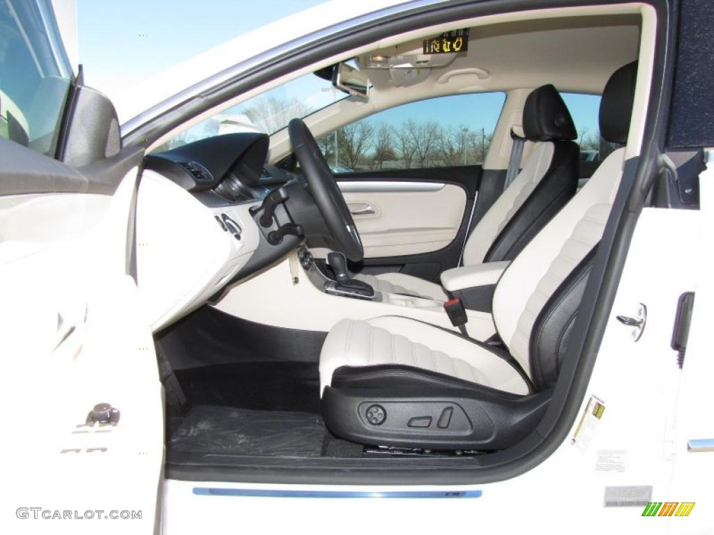 Black/Cornsilk Beige Interior 2012 Volkswagen CC R-Line Photo #45015403