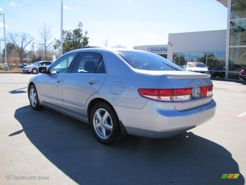 2003 Accord EX-L Sedan - Satin Silver Metallic / Black photo #3