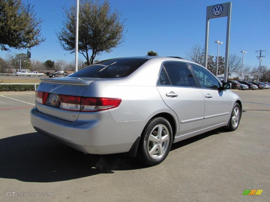 2003 Accord EX-L Sedan - Satin Silver Metallic / Black photo #5