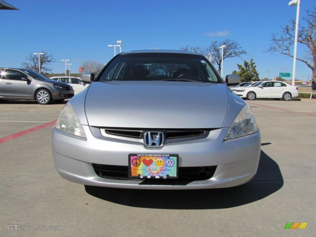 2003 Accord EX-L Sedan - Satin Silver Metallic / Black photo #8