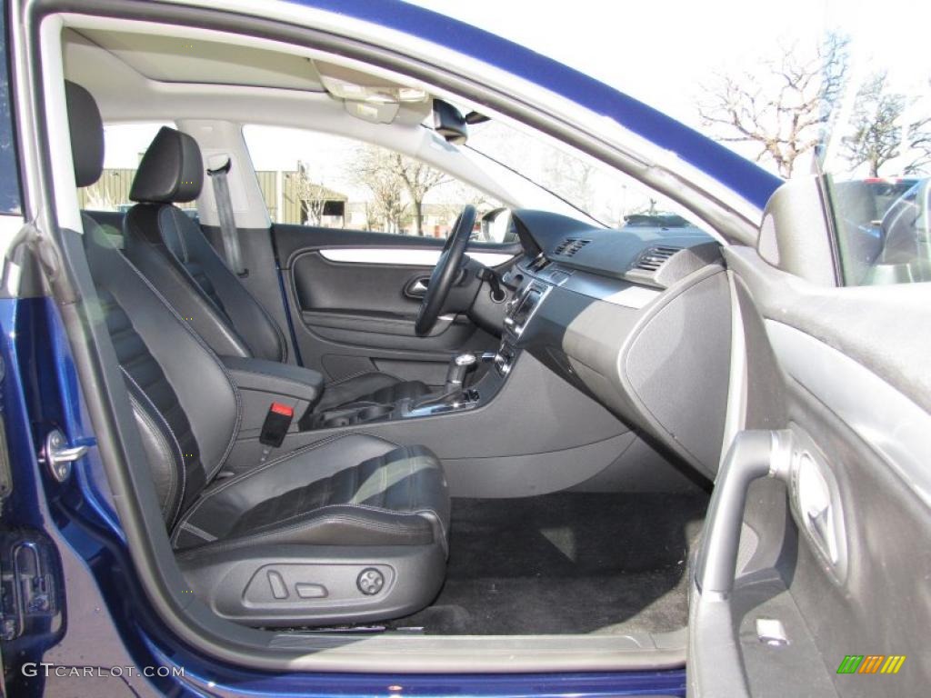 Black Interior 2009 Volkswagen CC VR6 Sport Photo #45016334