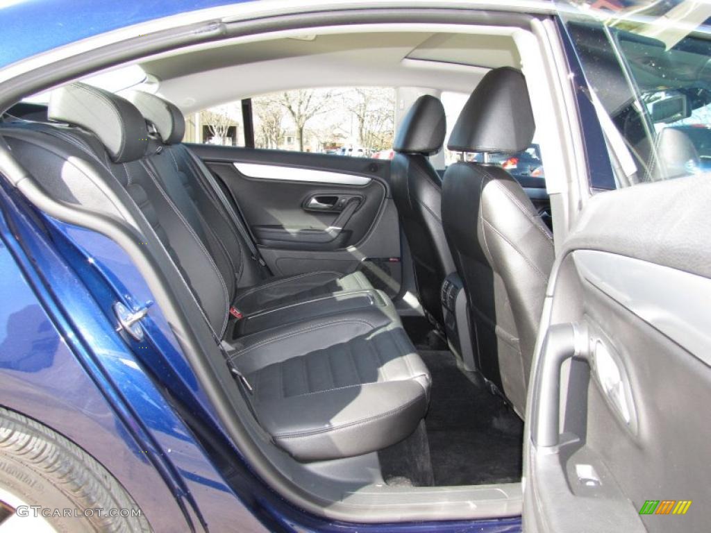 Black Interior 2009 Volkswagen CC VR6 Sport Photo #45016338