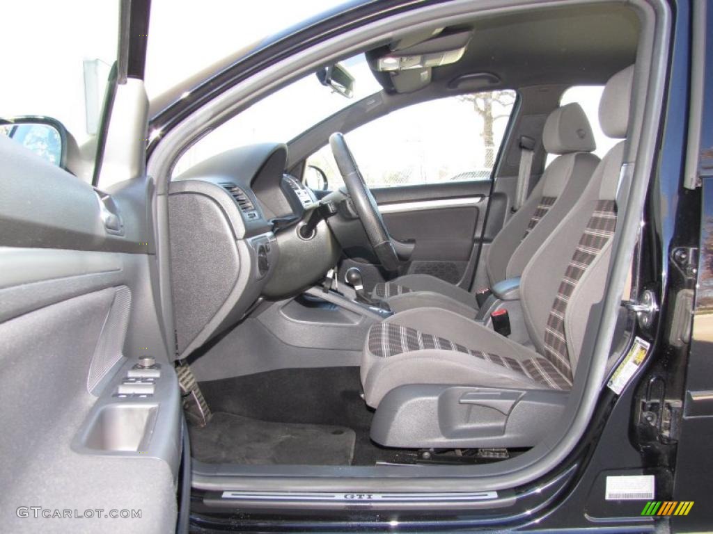 Interlagos Plaid Cloth Interior 2008 Volkswagen GTI 4 Door Photo #45016438