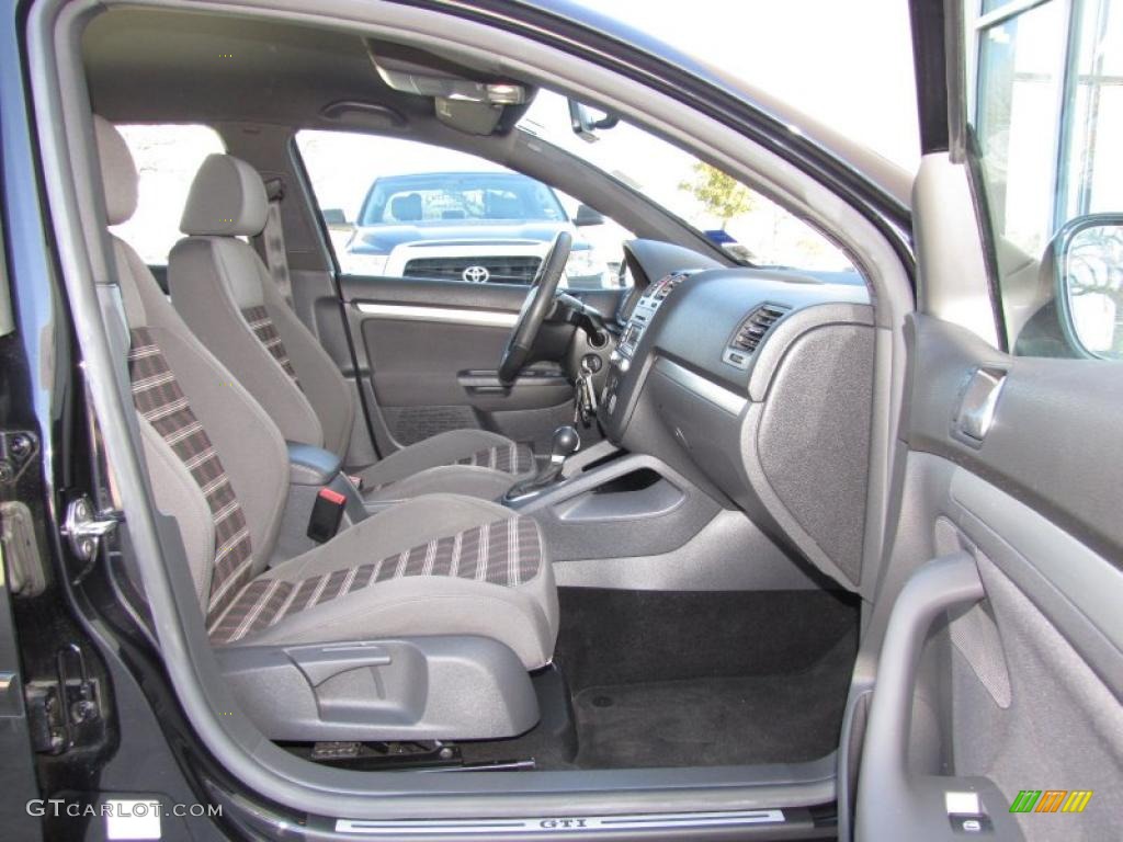 Interlagos Plaid Cloth Interior 2008 Volkswagen GTI 4 Door Photo #45016442