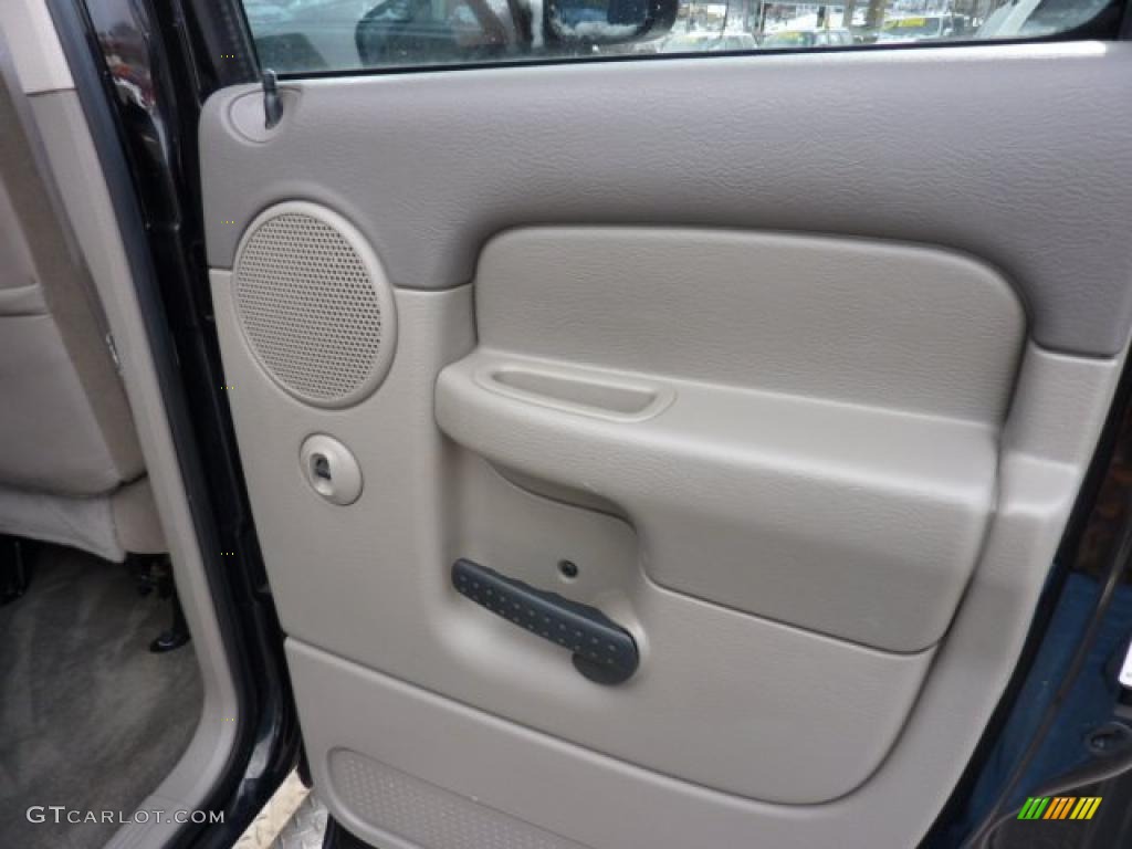 2003 Dodge Ram 2500 SLT Quad Cab 4x4 Taupe Door Panel Photo #45016563