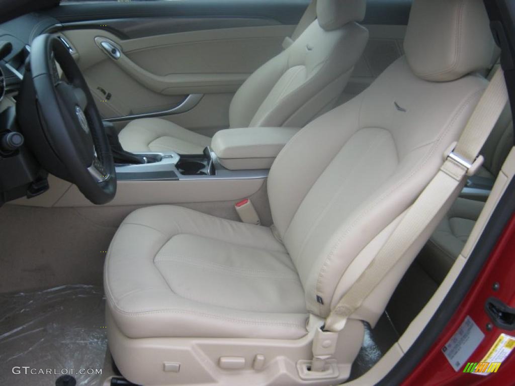 Cashmere/Cocoa Interior 2011 Cadillac CTS Coupe Photo #45016887