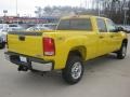 2011 Fleet Yellow GMC Sierra 2500HD SLE Crew Cab 4x4  photo #5