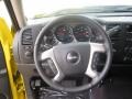 Ebony 2011 GMC Sierra 2500HD SLE Crew Cab 4x4 Steering Wheel