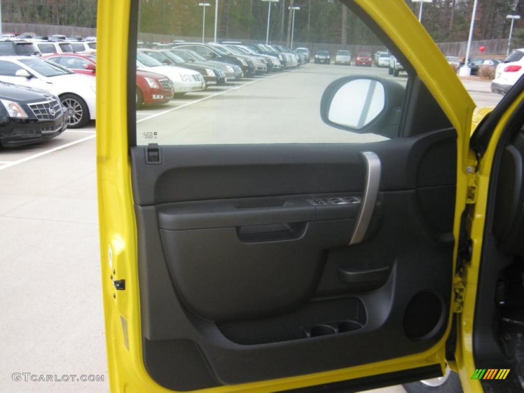 2011 Sierra 2500HD SLE Crew Cab 4x4 - Fleet Yellow / Ebony photo #17