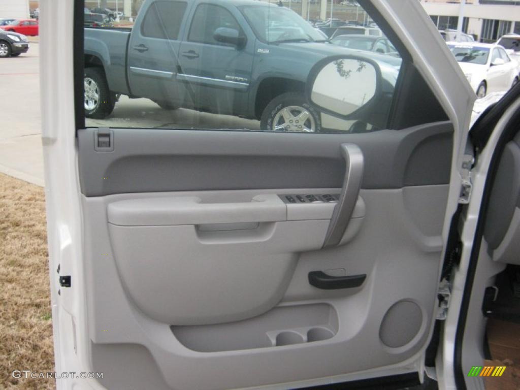 2011 GMC Sierra 1500 SLE Crew Cab 4x4 Dark Titanium/Light Titanium Door Panel Photo #45017544