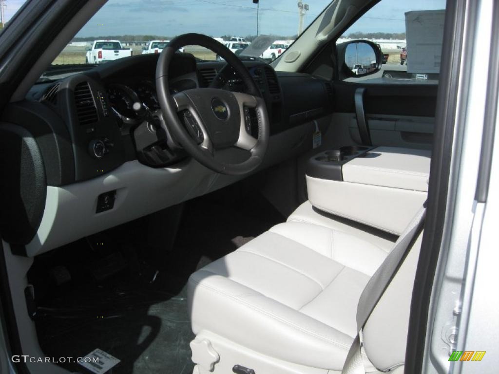 Light Titanium/Ebony Interior 2011 Chevrolet Silverado 2500HD LT Crew Cab 4x4 Photo #45017768