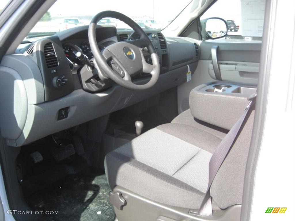 Dark Titanium Interior 2011 Chevrolet Silverado 2500HD Crew Cab 4x4 Photo #45017912