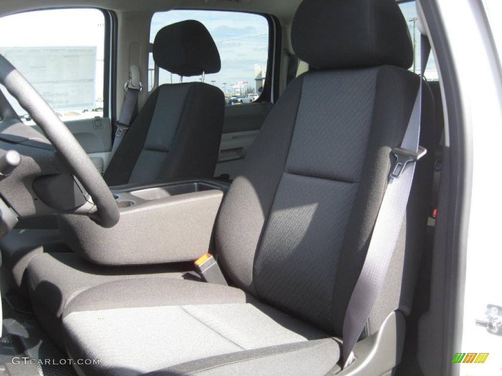 Dark Titanium Interior 2011 Chevrolet Silverado 2500HD Crew Cab 4x4 Photo #45017920