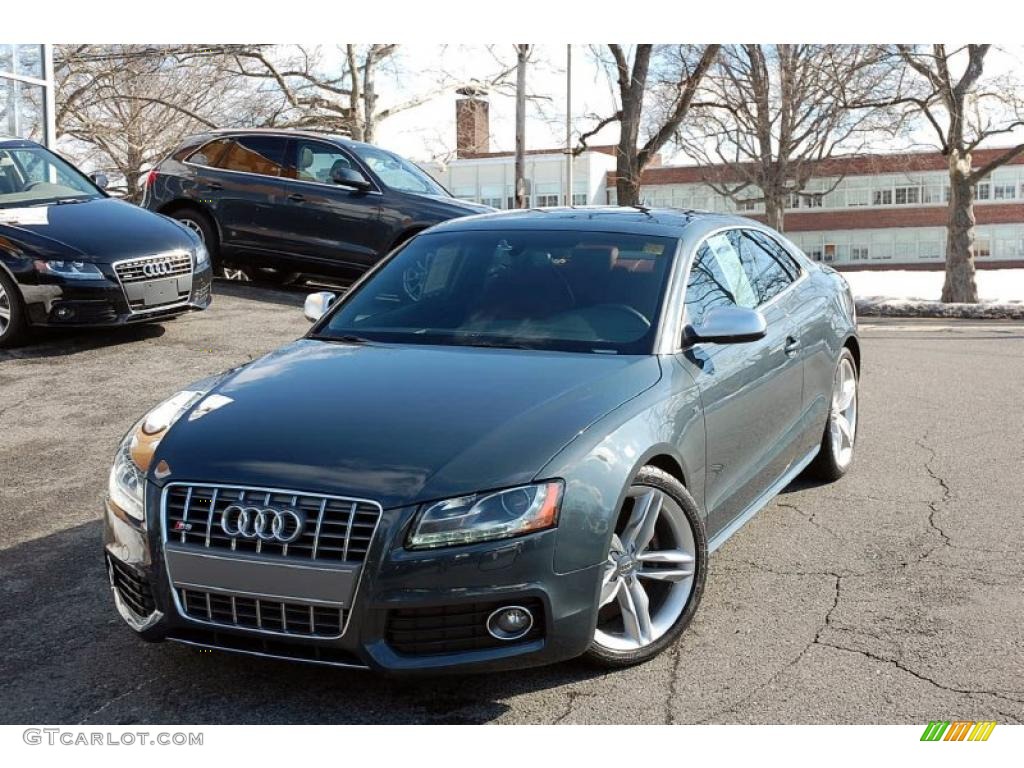 Meteor Gray Pearl Effect 2010 Audi S5 4.2 FSI quattro Coupe Exterior Photo #45018024