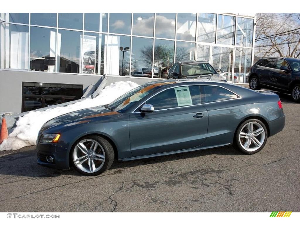 Meteor Gray Pearl Effect 2010 Audi S5 4.2 FSI quattro Coupe Exterior Photo #45018028