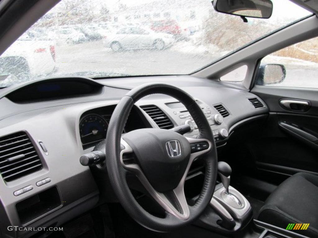 2009 Honda Civic LX-S Sedan Black Dashboard Photo #45018467