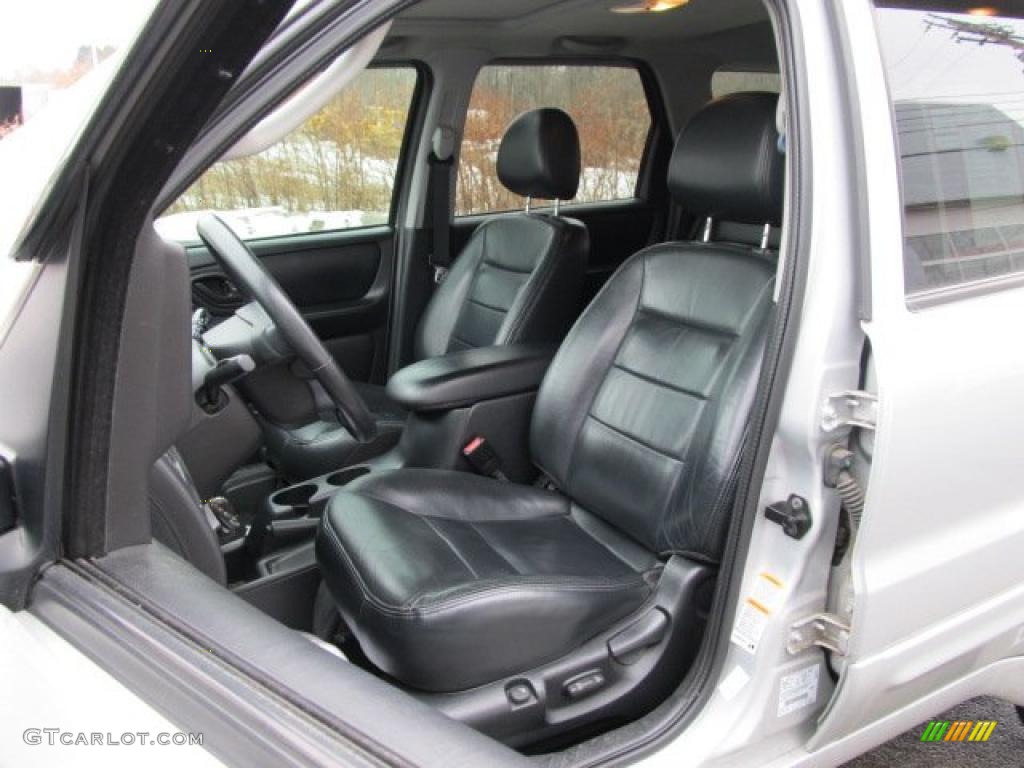 Ebony Black Interior 2003 Ford Escape Limited 4WD Photo #45018531