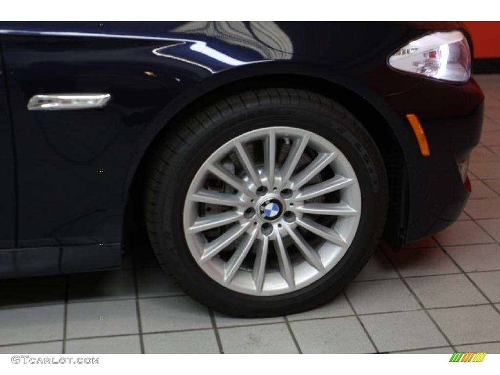 2011 5 Series 535i Sedan - Imperial Blue Metallic / Black photo #13