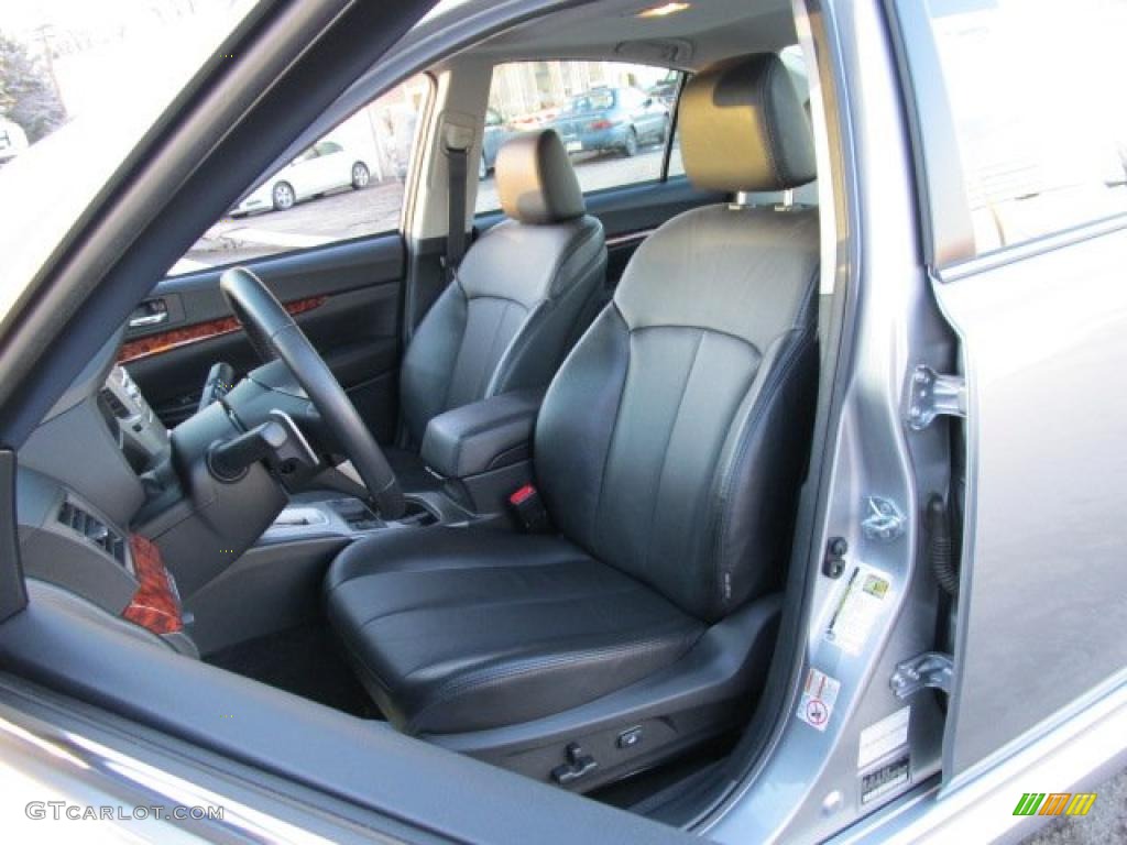 Off Black Interior 2010 Subaru Legacy 2.5i Limited Sedan Photo #45021260