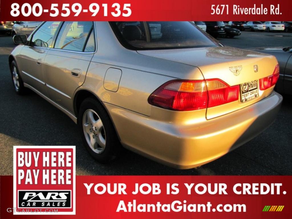 2000 Accord EX V6 Sedan - Naples Gold Metallic / Ivory photo #2