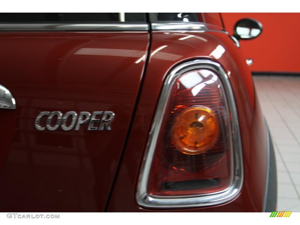 2008 Cooper Hardtop - Nightfire Red Metallic / Gravity Tuscan Beige photo #14