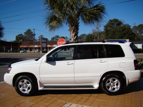 Toyota Highlander 2004. 2004 Toyota Highlander I4 Data