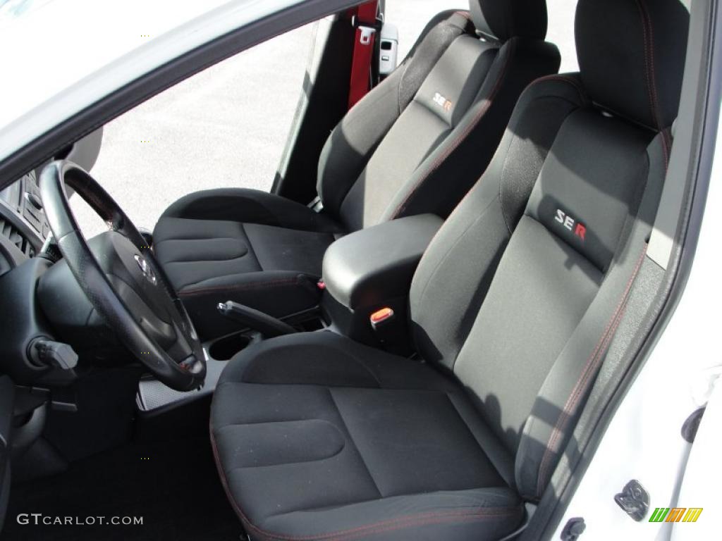 SE-R Charcoal Interior 2008 Nissan Sentra SE-R Spec V Photo #45023153