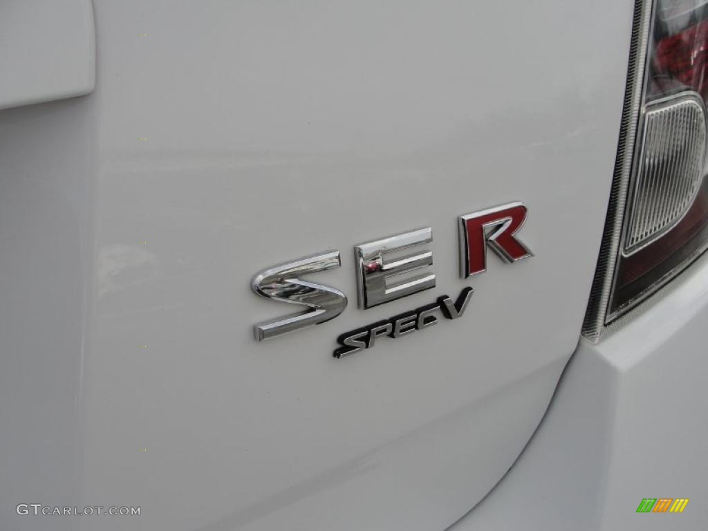 2008 Nissan Sentra SE-R Spec V Marks and Logos Photo #45023289