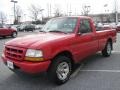 2000 Bright Red Ford Ranger Sport Regular Cab  photo #3