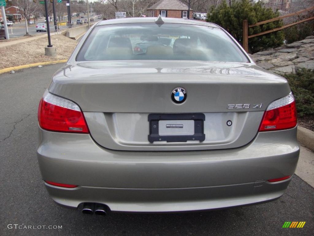 Platinum Bronze Metallic 2008 BMW 5 Series 528xi Sedan Exterior Photo #45024379