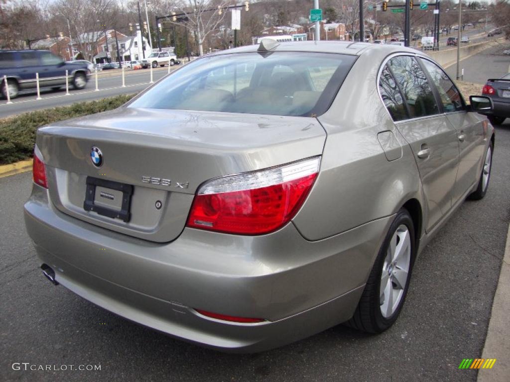 Platinum Bronze Metallic 2008 BMW 5 Series 528xi Sedan Exterior Photo #45024397