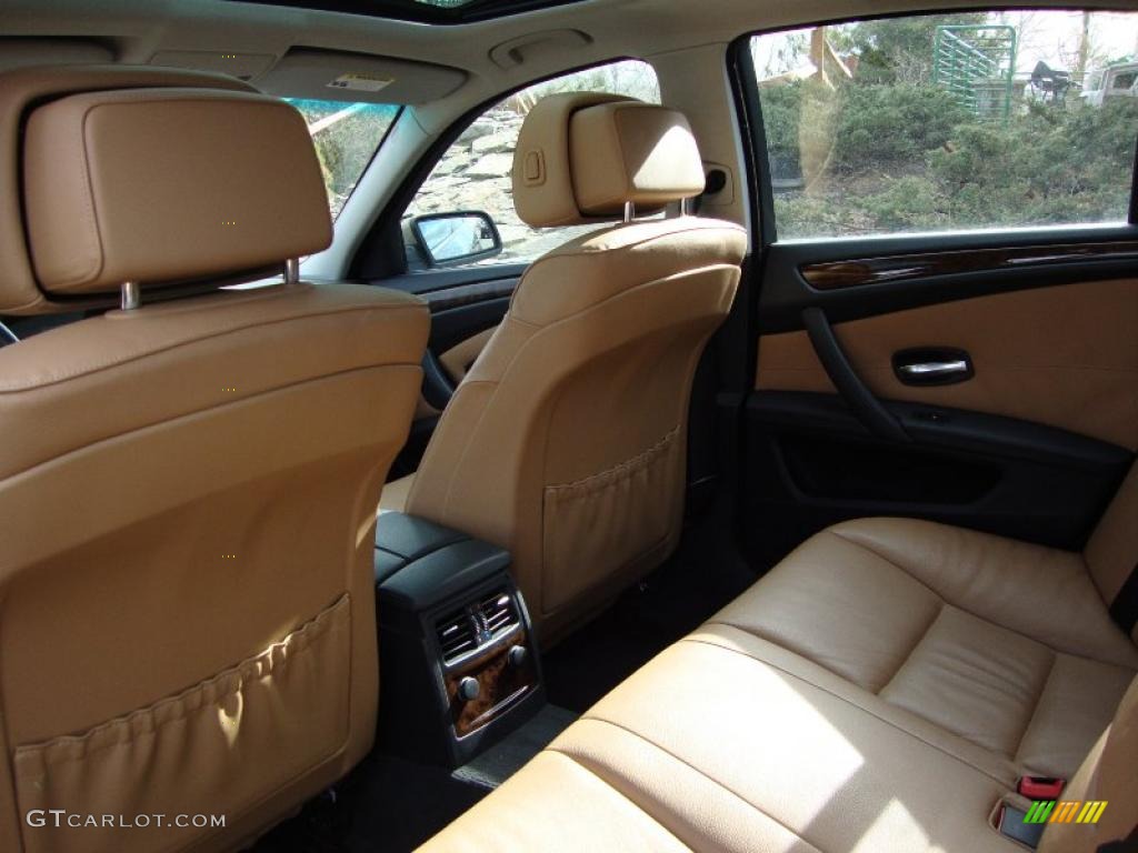 Natural Brown Interior 2008 BMW 5 Series 528xi Sedan Photo #45024605