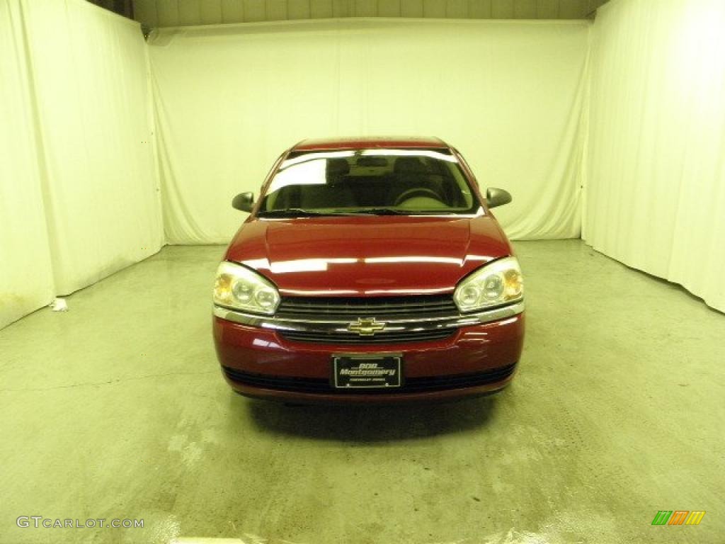 2004 Malibu LS V6 Sedan - Sport Red Metallic / Neutral photo #2