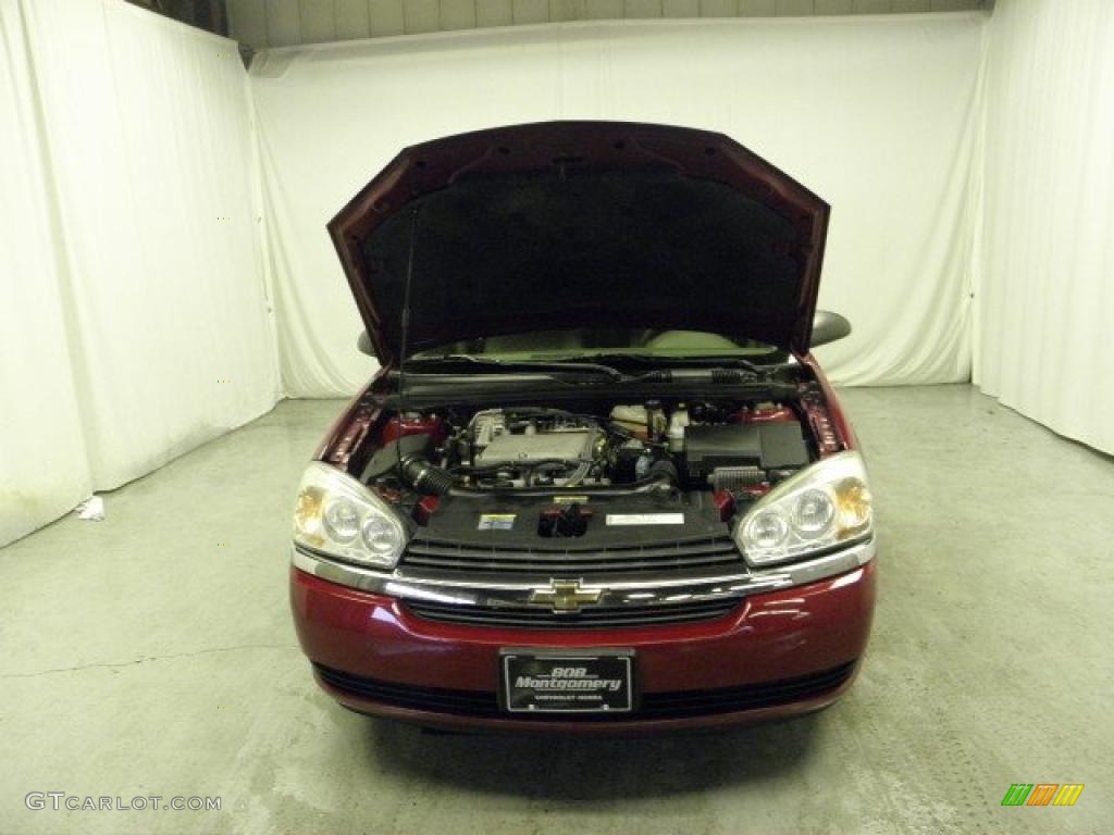 2004 Malibu LS V6 Sedan - Sport Red Metallic / Neutral photo #14