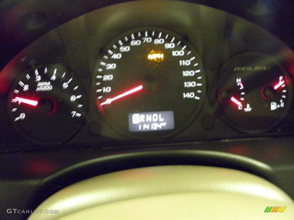 2004 Malibu LS V6 Sedan - Sport Red Metallic / Neutral photo #25