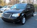 Brilliant Black Crystal Pearl 2009 Chrysler Town & Country Touring Exterior