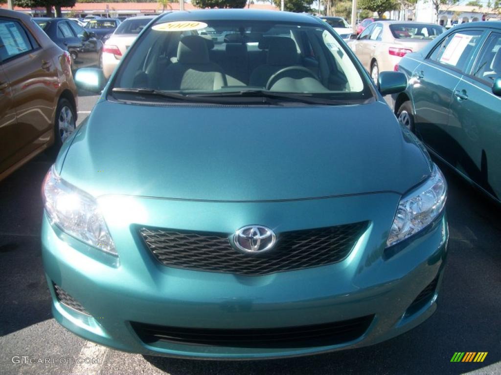 Capri Sea Green Metallic 2009 Toyota Corolla LE Exterior Photo #45028269