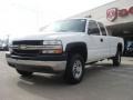 2001 Summit White Chevrolet Silverado 2500HD LS Extended Cab  photo #7