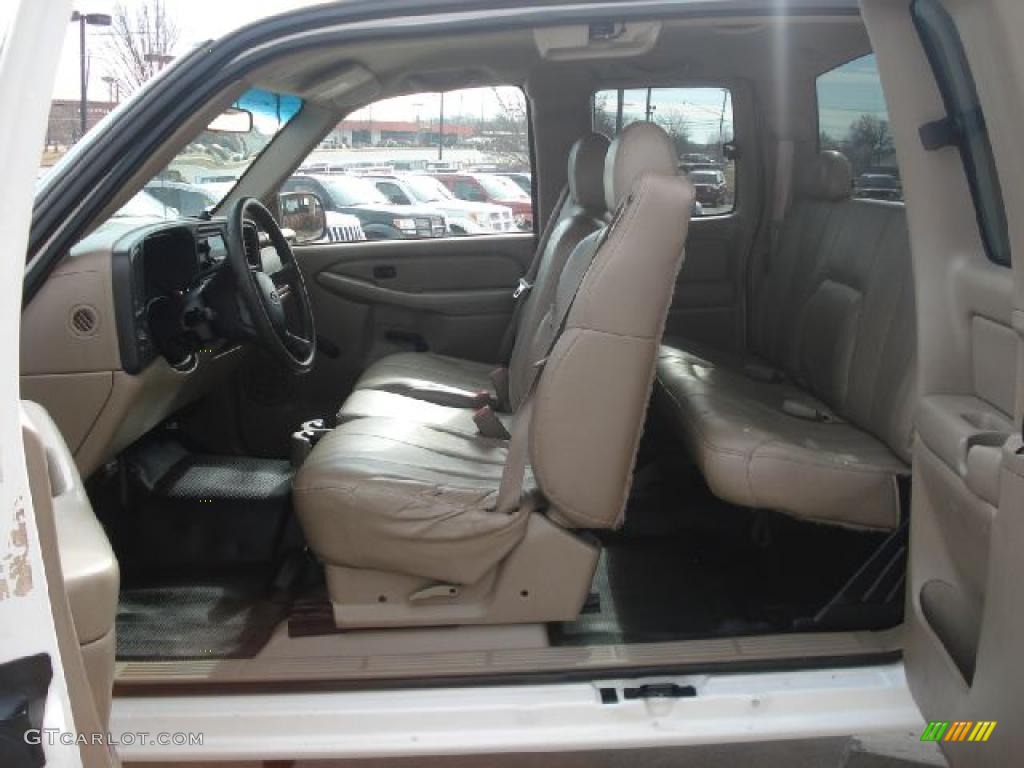 Tan Interior 2001 Chevrolet Silverado 2500HD LS Extended Cab Photo #45029309