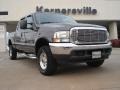 2004 Dark Shadow Grey Metallic Ford F350 Super Duty XLT Crew Cab 4x4  photo #1