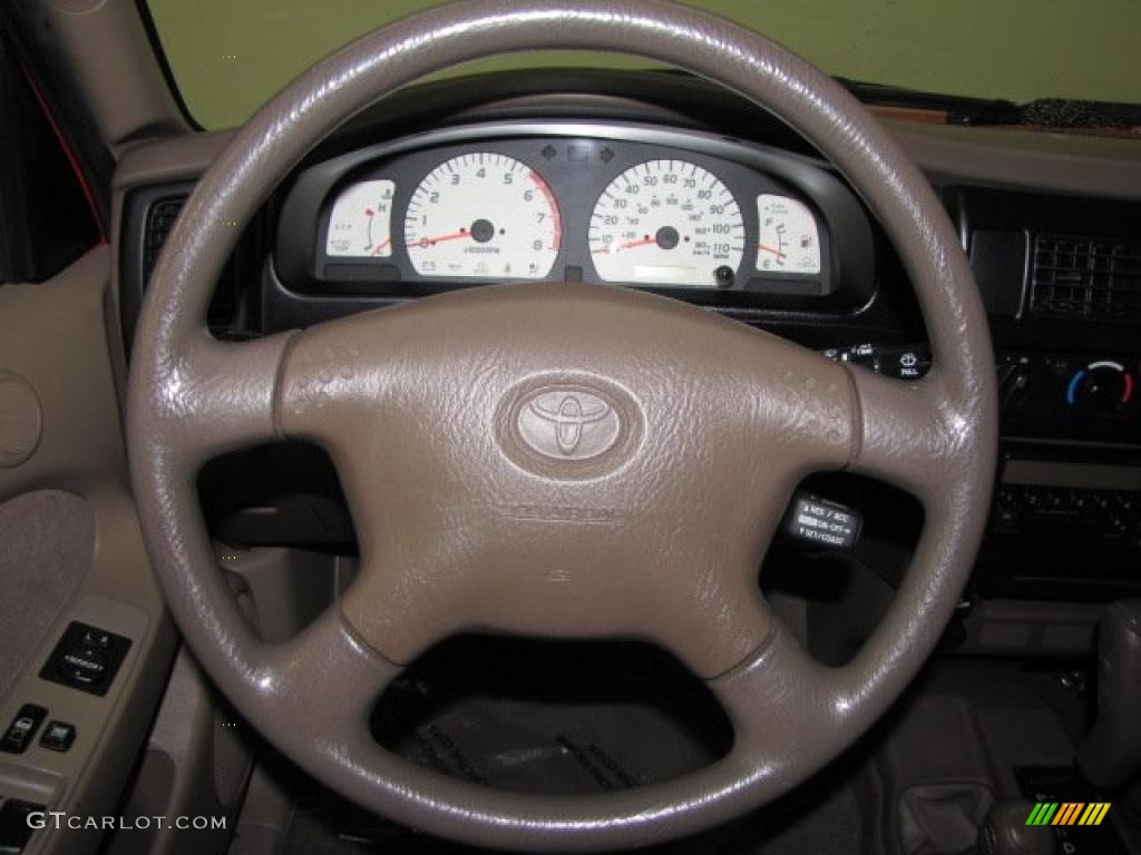 2004 Tacoma V6 TRD Double Cab 4x4 - Radiant Red / Oak photo #9