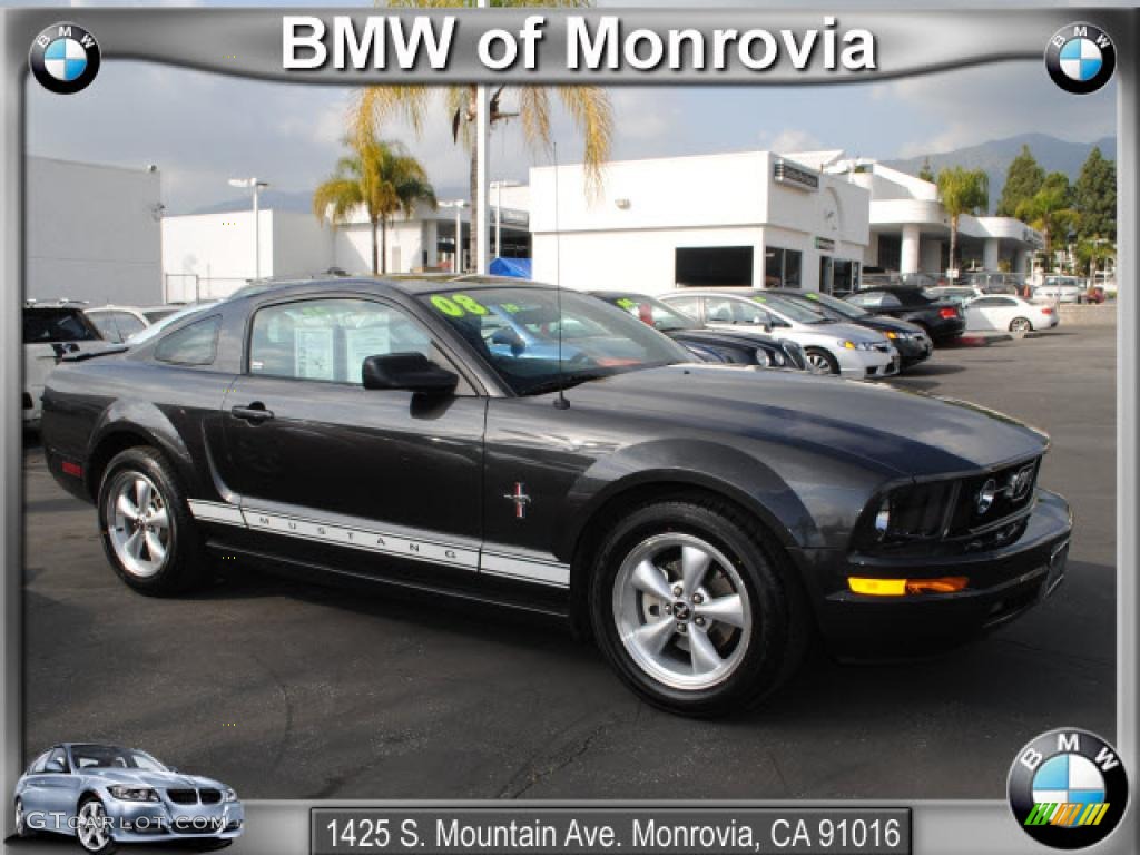 2008 Mustang V6 Premium Coupe - Alloy Metallic / Dark Charcoal photo #1