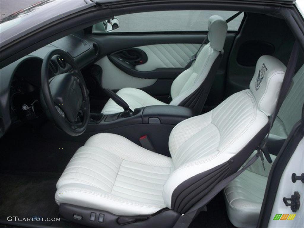 White Interior 1999 Pontiac Firebird 30th Anniversary Trans Am Coupe Photo #45036141